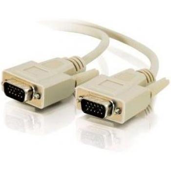 Cable SVGA C2G de 2 Metros - Conector HD15 Macho a Macho - Grado Económico