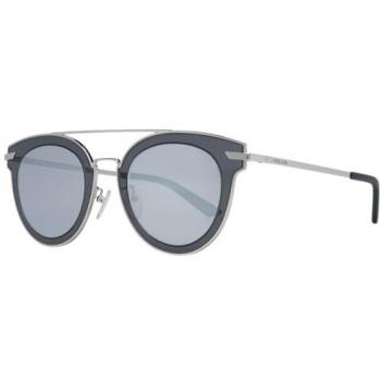 Police Men's Round Mirrored Sunglasses SPL543G50579K - Silver, One Size