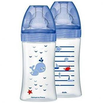 Dodie Sensation+ Anti-Colic Baby Bottle 270ml Whale Design for 0-6 Months