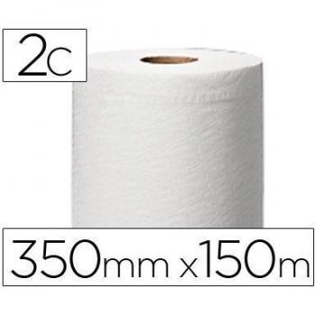Papel secamanos central 2 capas 150,2 mts para dispensador m2 rollos