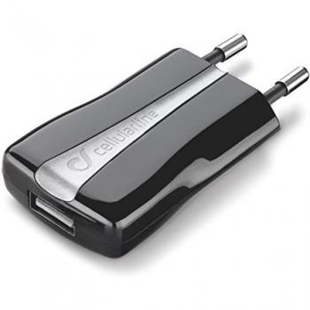 Cellularline ACHUSBCOMPACT Interior Negro - Cargador