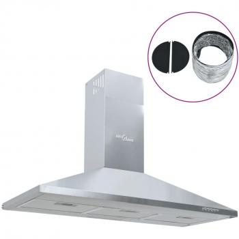 Campana de cocina extractora de acero inoxidable 90 cm