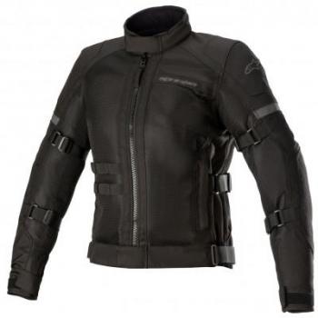 Chaqueta de Moto Mujer Alpinestars Stella Crosshill WP Air Negra - Textil, impermeable, diseño específico para damas, talla XL