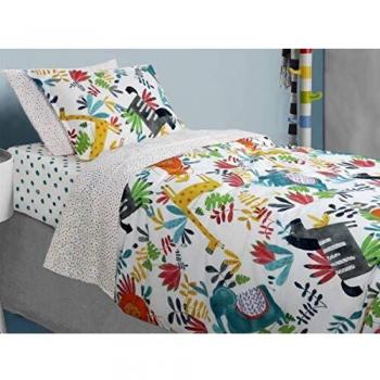 Gamanatura - Funda Nórdica Animals Gamanatura Cama 90 cm.