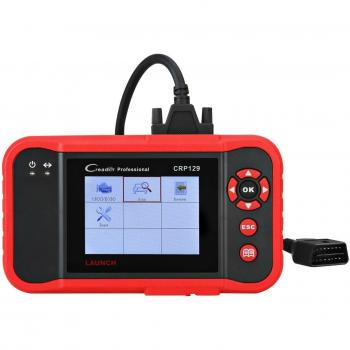 Launch CRP129 X431 Diagnóstico Multimarca OBDII/EOBD lectura/borrado códigos error, Motor, Transmisión, ABS, Airbag, Aceite, SAS, Batería en pantalla TFT 3,5 pulgadas 320 x 480 tarjeta TF 1 GB