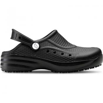 Zueco Laboral Flotantes Evolution - Feliz Caminar, Sandalias de Mujer y Hombre, color Negro