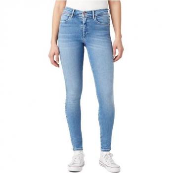 Wrangler Women's High Skinny Jeans Blue Love 32W x 32L