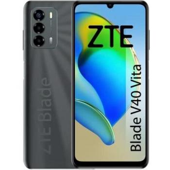 ZTE Blade V40 Vita - Smartphone 6,74 HD+ 90hz, 4GB RAM, 128GB Almacenamiento, Bateria de 5130 mAh, Carga rápida 22,5W, Triple cámara 48MP, NFC, Negro