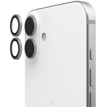 Protector de Lente UAG para iPhone 16/16 Plus - Antihuellas, Resistente a Arañazos, Titanio Transparente