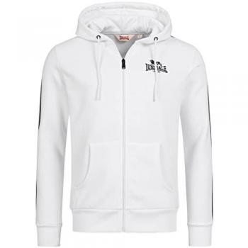 Lonsdale Balnakeil Full Zip Hoodie - White/Black for Men