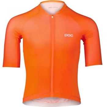 Maillot POC Pristine naranja brillante manga corta - M