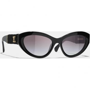 Chanel Sole Classic Watch Black Unisex ONE SIZE, Chanel Sunglasses Unisex Black ONE SIZE