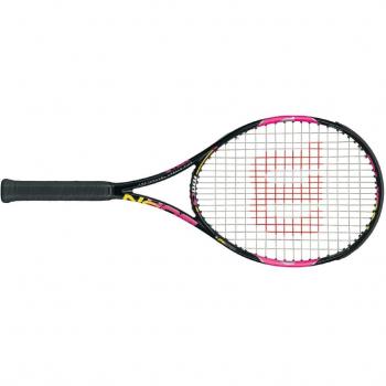 Wilson burn 100 LS Rosa raqueta de tenis raqueta L0