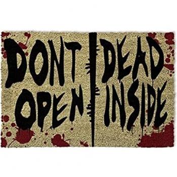 1art1 The Walking Dead Dont Open, Dead Inside Felpudo Alfombra 60x40 cm