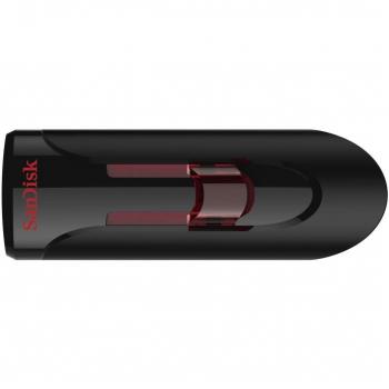 Memoria USB SanDisk Cruzer Glide 64GB USB 3.0 Negro/Rojo