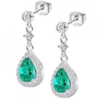 Pendientes Lotus Silver LP1592-4/5 Colors de plata con acabado brillo y circonitas engastadas, para mujer