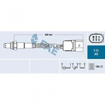 Sonda Lambda FAE 75357 para Volkswagen Golf 4 y Polo IV, Sensor de Oxígeno del Catalizador