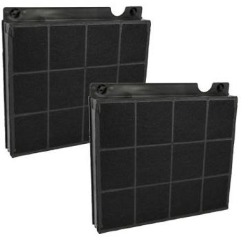 2x Filtro de Carbón Activado Compatible con Campanas Extractoras Indesit IHBS9.4LMX, IHBS64AMX, IHBS94LMX, IHBS9.5AMX, IHBS95AM