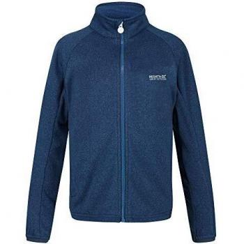 Regatta Avalon-Chaqueta Softshell Elástica De Punto con Cremallera Integral Soft Shell, Unisex niños, Nautical Blue, 11-12