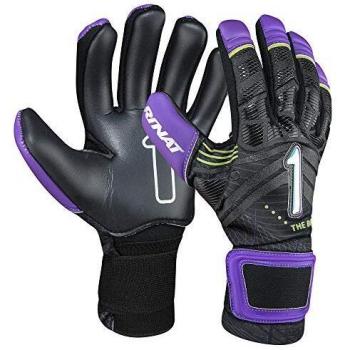 Rinat The Boss Alpha Guante de Portero, Unisex niños, Negro/Morado, 4