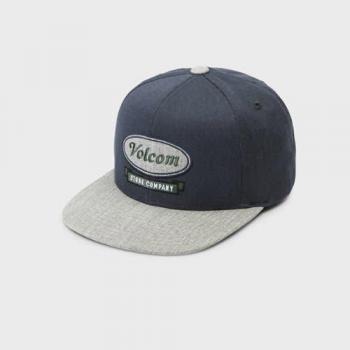 Volcom Gorra Snapback para Niños Cresticle Midnight Azul