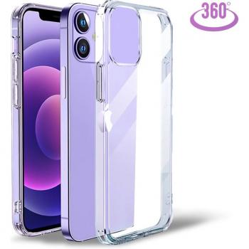Funda Doble de Silicona Transparente 360 Grados para iPhone 13, 13 Pro y 13 Pro Max - Protección Completa contra Golpes, Caídas y Arañazos