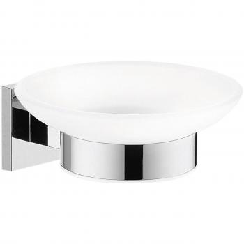 Gedy 28111300100 Jabonera de Pared, Cromo, 11.9x10.9x5 cm