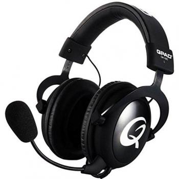 Qpad QH-90 - Auriculares para videojuegos, color negro