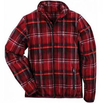 Camisa de Forro Polar a Cuadros Roja Talla M