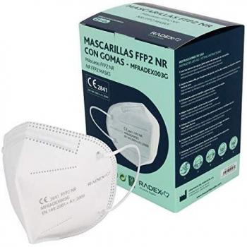 C25 MASCARILLAS FFP2 BLANCA CINCO CAPAS DESECHABLE