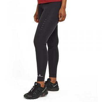 Malla larga Ronhill Core para mujer, color negro puro, talla 14