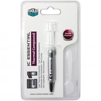 Cooler Master IC-Essential E1 - Pasta térmica, Alto rendimiento, Edición gris, 3.5ml, RG-ICE1-TG15-R1