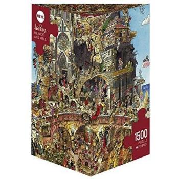 Heye 1500 Piece Puzzle - Heaven and Hell by Hugo Prades