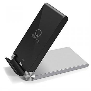 MEMTEQ® Qi Cargador inalámbrico Pad de Carga con 3 bobinas para Móviles Samsung Galaxy S6 / S6 Edge, Nexus 7 / Nexus 4 / Nexus 5 / Nexus 6, LG Optimus Vu2 / G2 / G3, Nokia Lumia 920/1020/928 HTC 8X / HTC Compatibles con todos los dispositivos Qi, Negro
