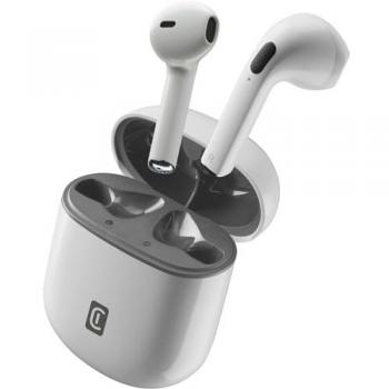 Auriculares TWS Bluetooth Estilo Color Blanco con Estuche de Carga (4h)