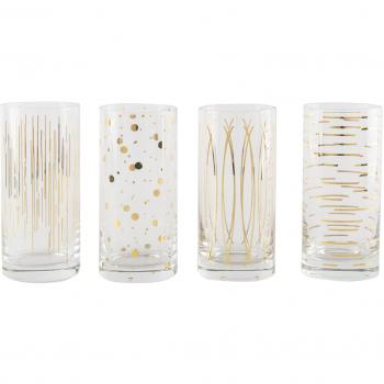 MIKASA - Juego de Copas de Cóctel para Brindis, 290 ml, Set de 4 Unidades