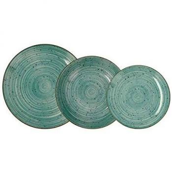 Quid Montreal Vajilla completa moderna de porcelana para 6 personas