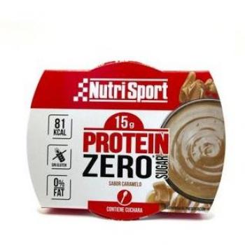 Pudding de proteína sin azúcar sabor caramelo NutriSport 135g