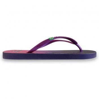 Chanclas Cosmic Brasileras - Sandalias de mujer para playa con diseño cósmico y suela de goma resistente