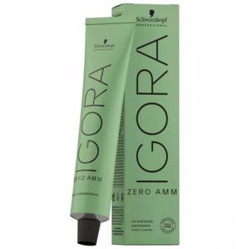Schwarzkopf Professional Igora Zero AMM 6-0 Dark Blonde Natural Permanent Hair Dye Ammonia-Free 60ml