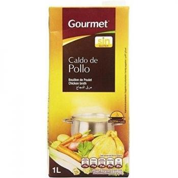 Gourmet - Pack de 4 Bricks de Caldo de Pollo Listo para Calentar - 1 Litro cada uno