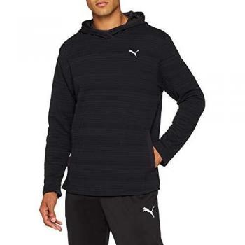 Puma Energy Sudadera con Capucha, Primavera/Verano, Hombre, Color puma Black Heather, tamaño Large