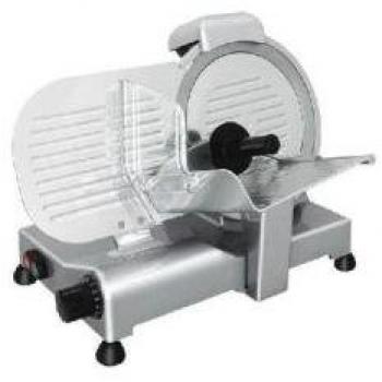 Cortafiambres RGV Lusso 25 GS - Eléctrico, Diámetro de Cuchilla 250 mm, 140 W, Aluminio Plateado, Fabricado en Italia