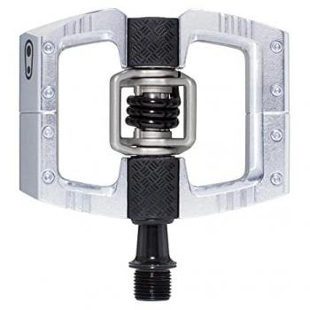 Pedales de plataforma Crankbrothers Mallet DH - Plata - Plataforma optimizada MTB DH Downhill - Sistema de Clip con tacos incluidos