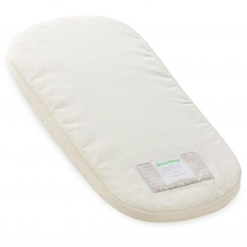 The Little Green Sheep Natural Carrycot Mattress Colchón, Algodón, Cherry