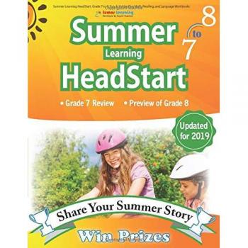 Lumos Summer Learning HeadStart: Grade 7-8 Comprehensive Workbook with Fun Activities, Math, Reading, and Language Skills for Common Core Success