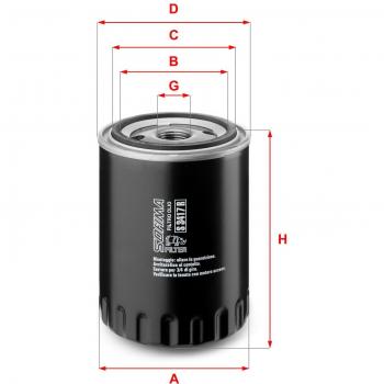Filtro de aceite SOFIMA S 3417 R