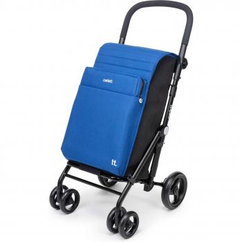 Carlett Carro de compra plegable 4 ruedas con freno Urban Family