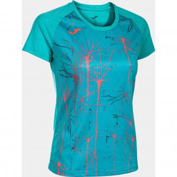 Joma Women's Short Sleeve Elite IX Turquoise T-Shirt