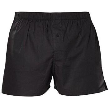 Calzoncillos bóxer elásticos clásicos Asquith & Fox para hombre en negro - Talla S